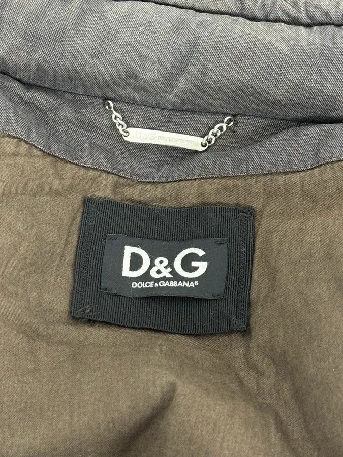 Dolce & Gabbana AW2003 Dolce & Gabbana Dark Grey Multi-Pocket Utility Jacket Size US M / EU 48-50 / 2 - 10 Thumbnail