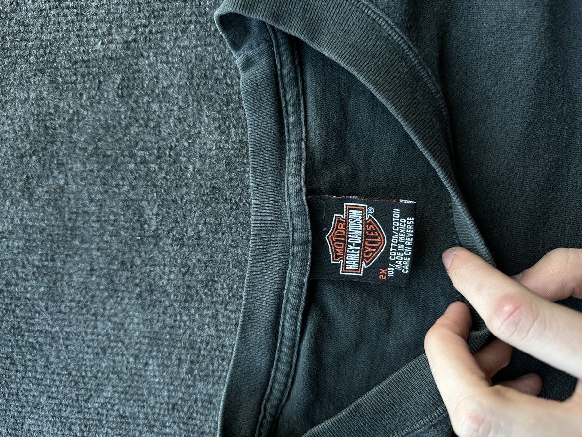 Harley Davidson 🚨VNTG HARLEY DAVIDSON 00s MEN TEE RARE BIG LOGO FADED Size US XXL / EU 58 / 5 - 8 Thumbnail
