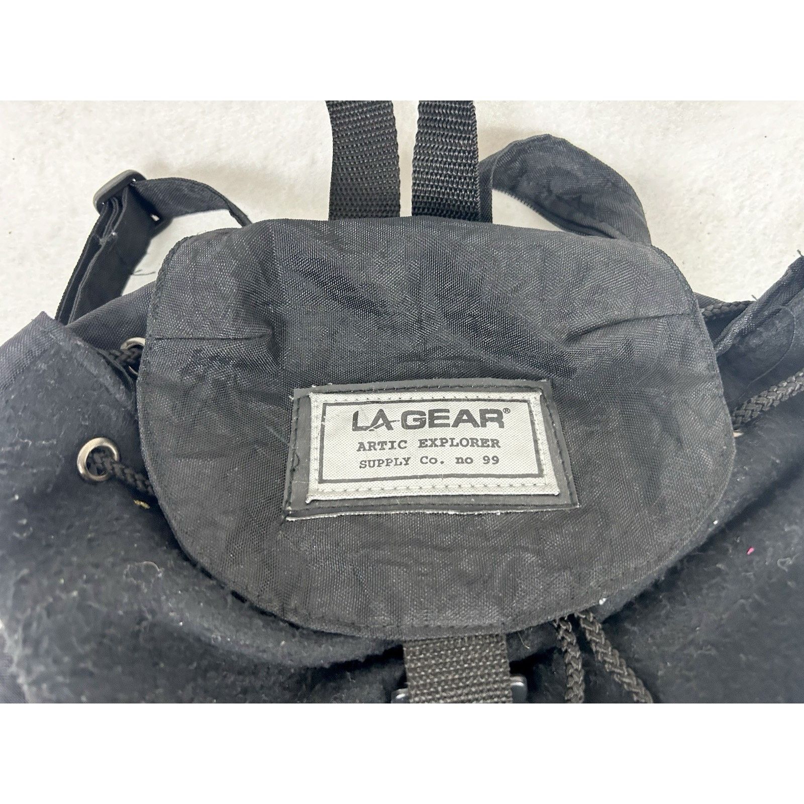 La Gear Vintage 1990s LA Gear Artic Explorer Mini Black Backpack Size ONE SIZE - 2 Thumbnail