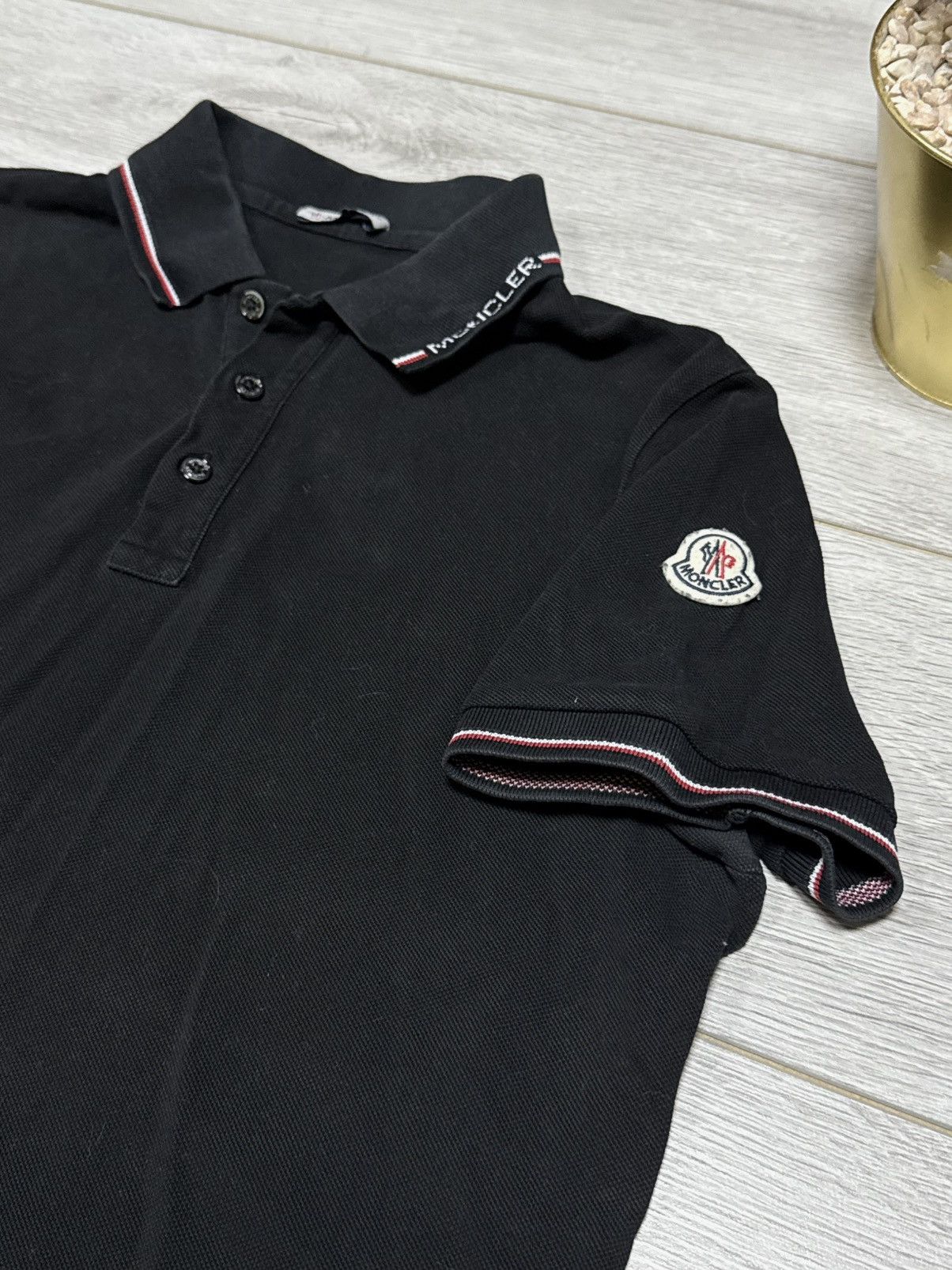 Moncler Moncler logo shirt polo buttons Size US M / EU 48-50 / 2 - 1 Thumbnail