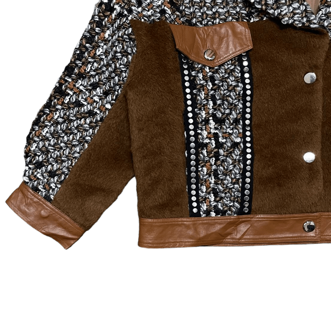 Handmade Japanese Brand Knit Mohair Coat Jacket Cropped Size L / US 10 / IT 46 - 3 Thumbnail