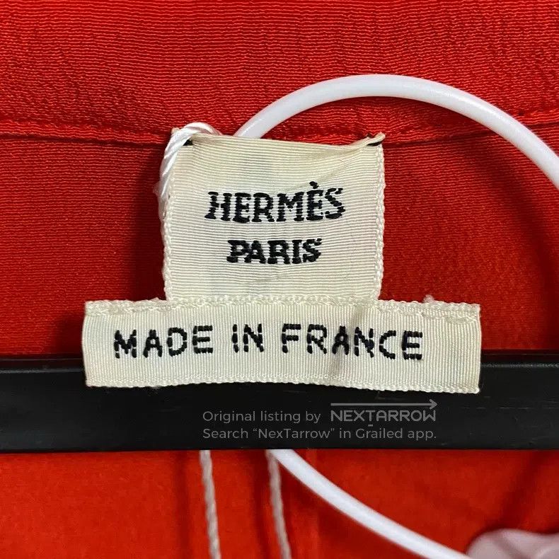 Hermes Hermes Red Silk-Chiffon Dress Size XXS / US 00 / IT 34 - 4 Thumbnail