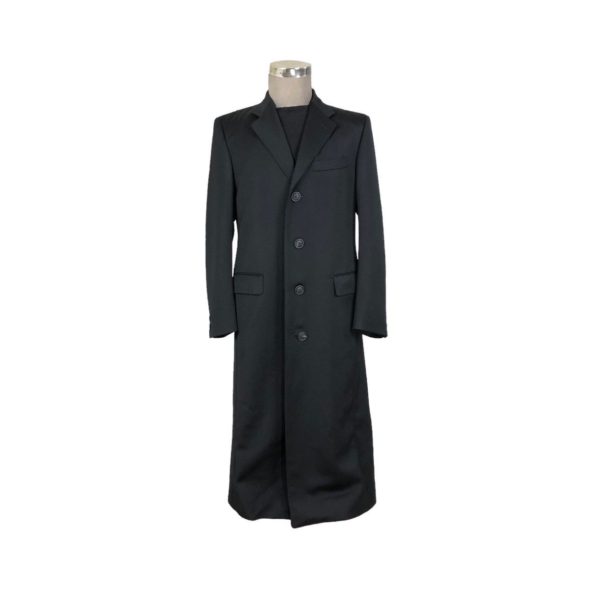Issey Miyake Vintage Issey Miyake Men 2000 A/W Laine Wool Overcoat Size US M / EU 48-50 / 2 - 3 Thumbnail