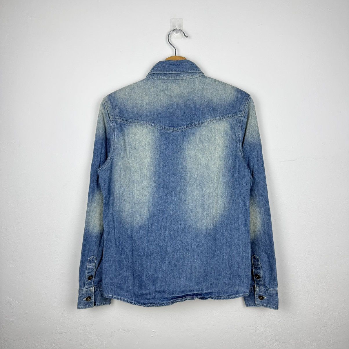 In The Attic In The Attic Mudwash Denim Shirt Button Ups Size US M / EU 48-50 / 2 - 2 Thumbnail