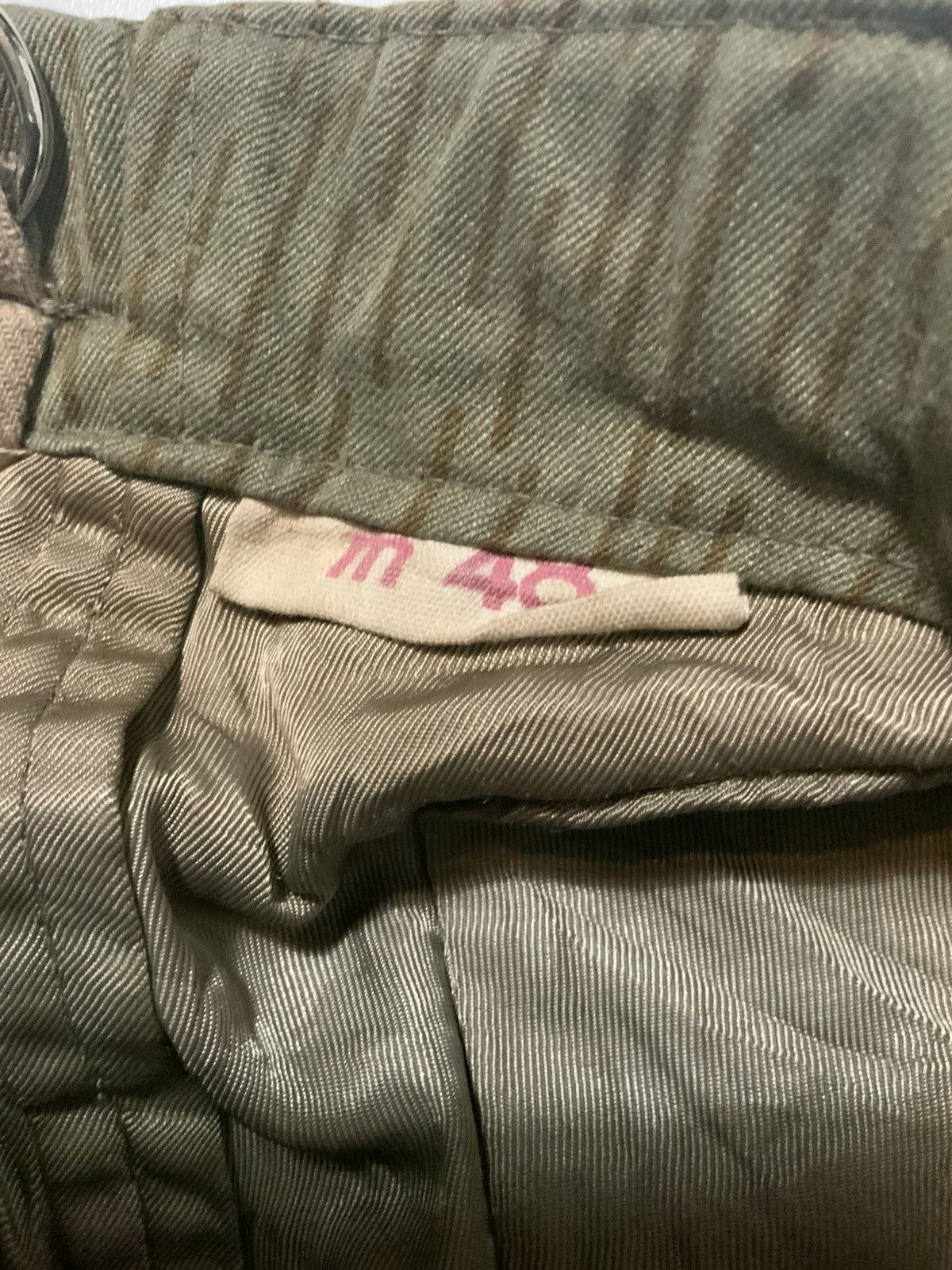 Vintage M48 East German Army Strichtarn Cargo Camo Cold War Pants Size US 38 / EU 54 - 5 Thumbnail