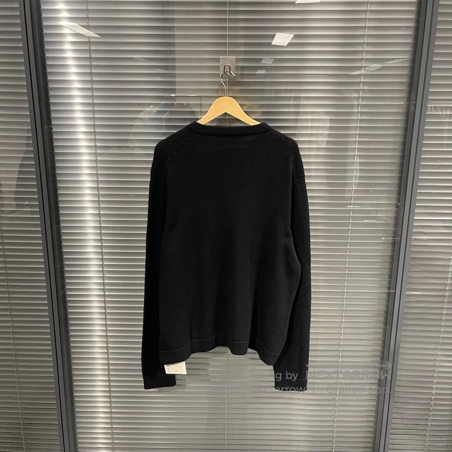 Dior Dior Black Knit Sweater with Nameplate. Size US XXL / EU 58 / 5 - 2 Thumbnail