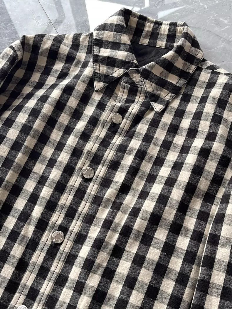 Helmut Lang HELMUT LANG Plaid cotton shirt jacket coat Size US S / EU 44-46 / 1 - 5 Thumbnail