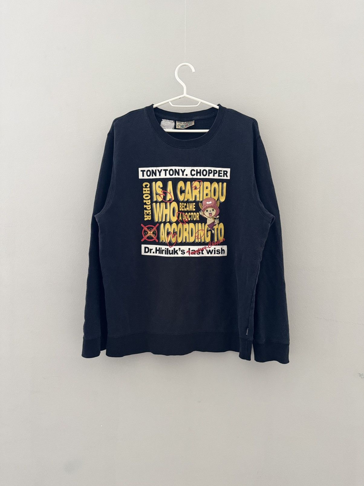 Anime × Japanese Brand × One Piece Tony Tony Chopper One Piece Sweatshirt Japan Anime Akira Size US L / EU 52-54 / 3 - 1 Thumbnail