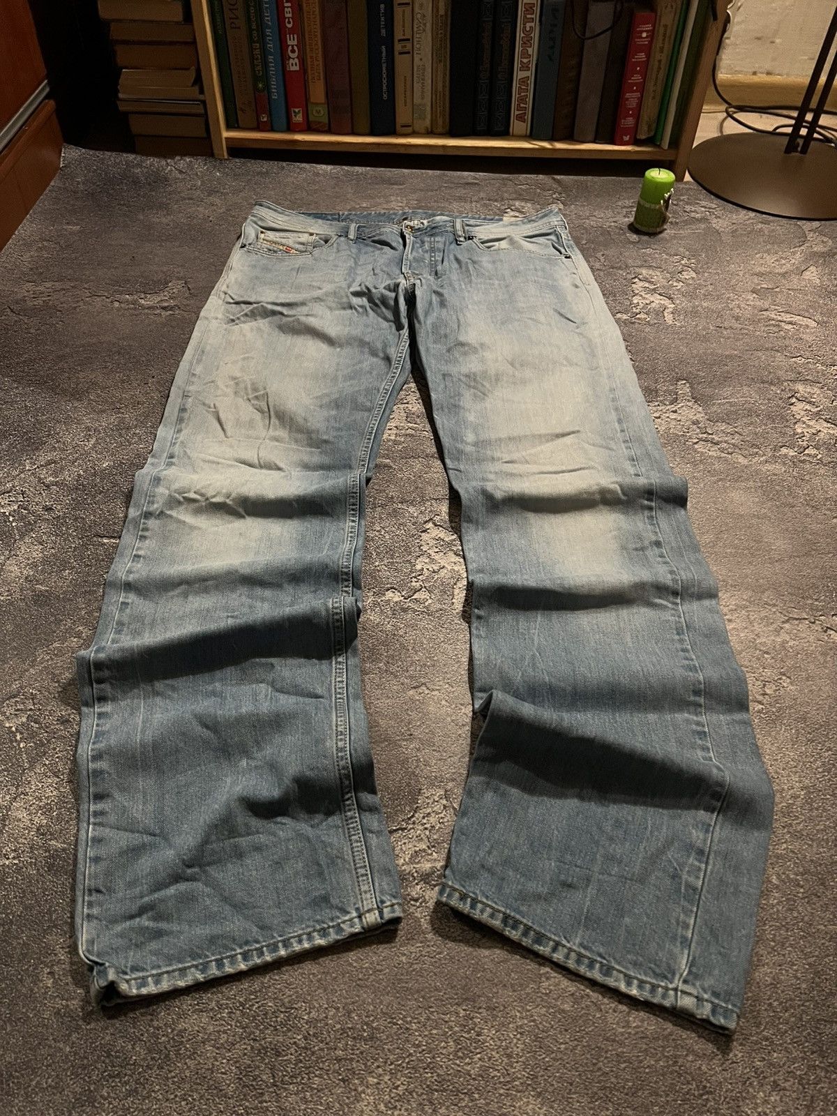 Diesel Avan Garde Diesel Distressed Glamour / Vintage Light Blue 90 Size US 39 - 1 Thumbnail