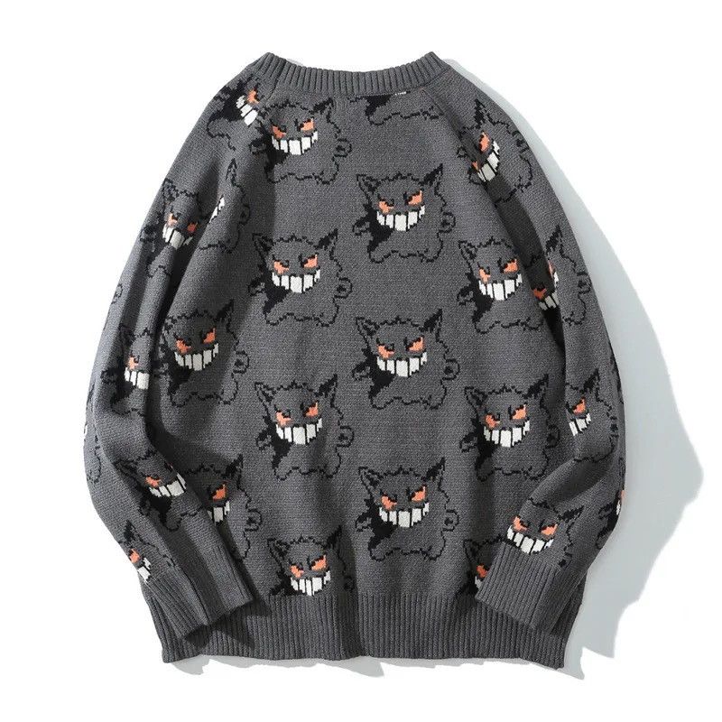 pullover little monster jacquard