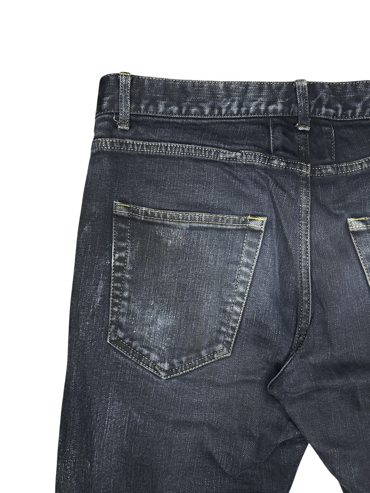 Saint Laurent Paris 2014 Mud Destroyed Denim Size US 32 / EU 48 - 12 Thumbnail
