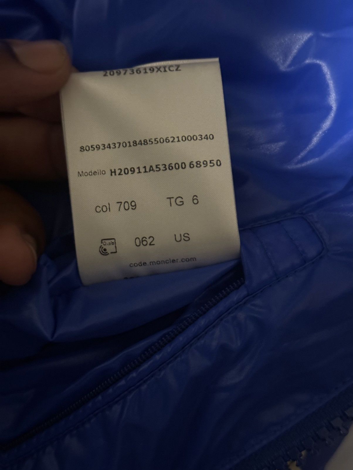 Moncler Moncler Maya Short Down Jacket – Royal Blue Size US XL / EU 56 / 4 - 9 Thumbnail