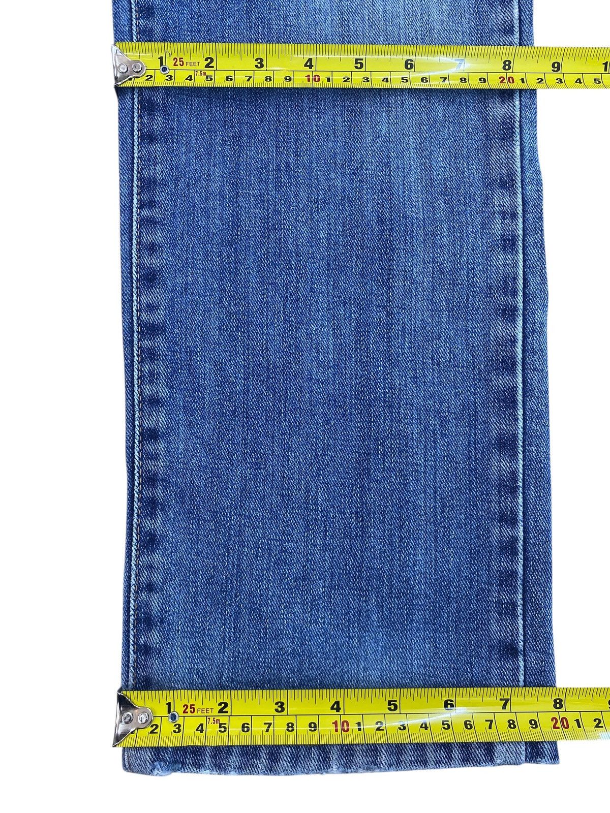 Edwin Edwin Light Wash Whiskered Style Straight Leg Jeans Size US 34 / EU 50 - 9 Thumbnail