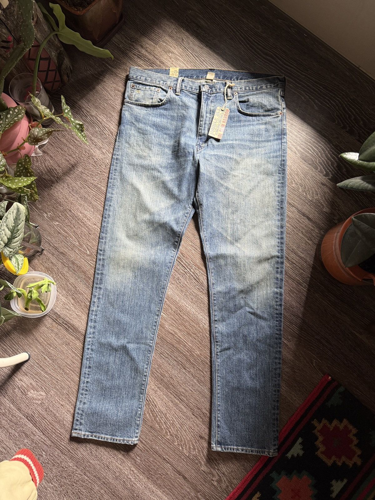 RRL slim narrow denim