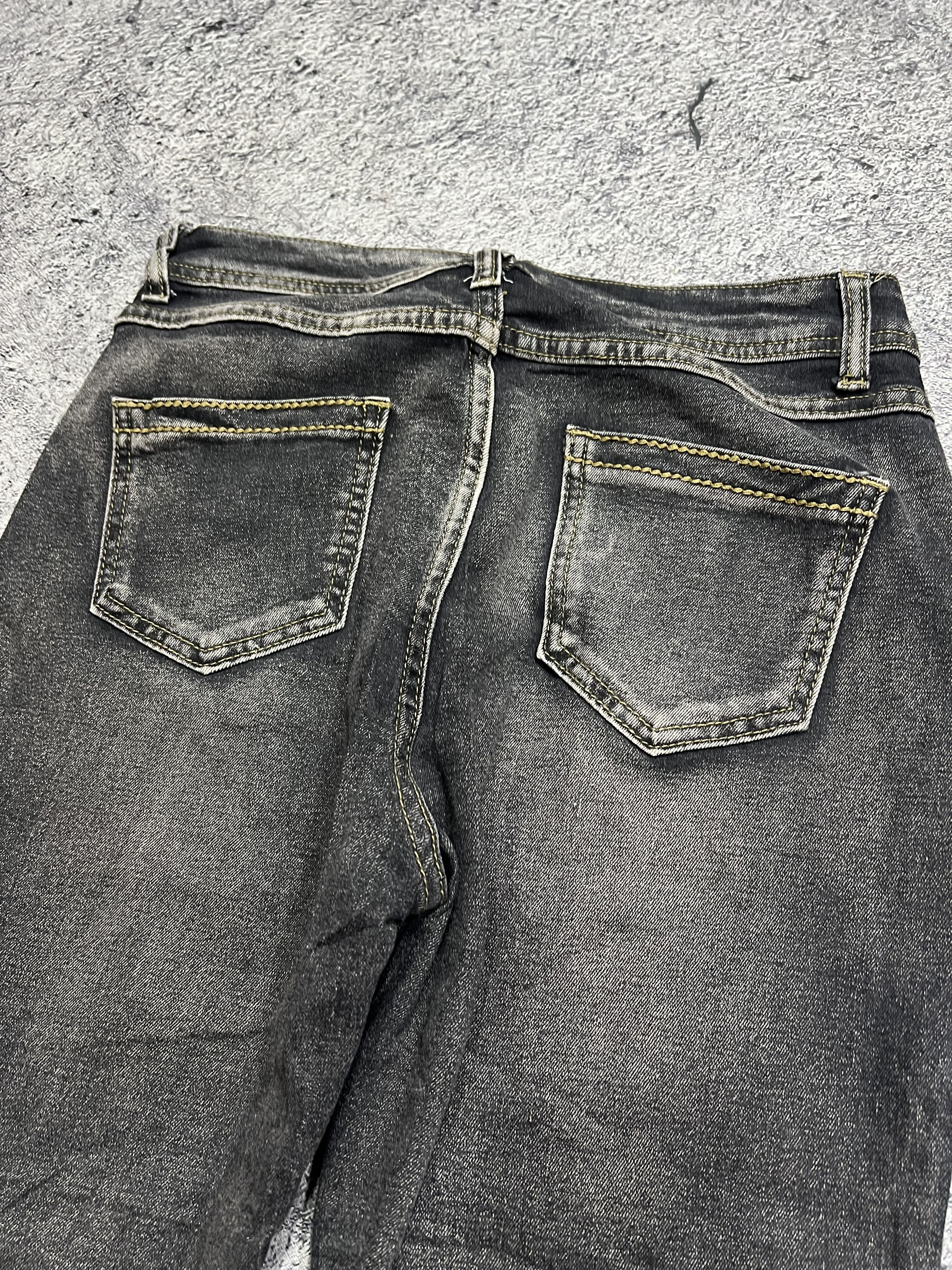 Japanese Brand 2000s Archival Hysteric Owens Cdg Flare Wash Jeans y2k Ifsix Size US 27 - 4 Thumbnail