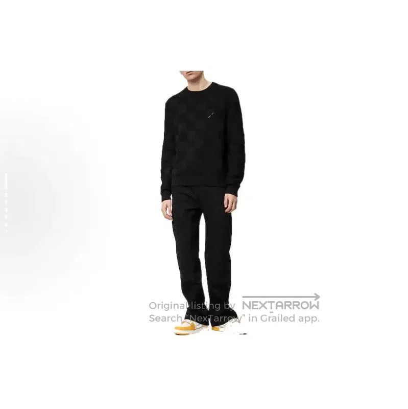 Louis Vuitton Louis Vuitton Black Wool Long Sleeve Sweater . Size US M / EU 48-50 / 2 - 8 Thumbnail
