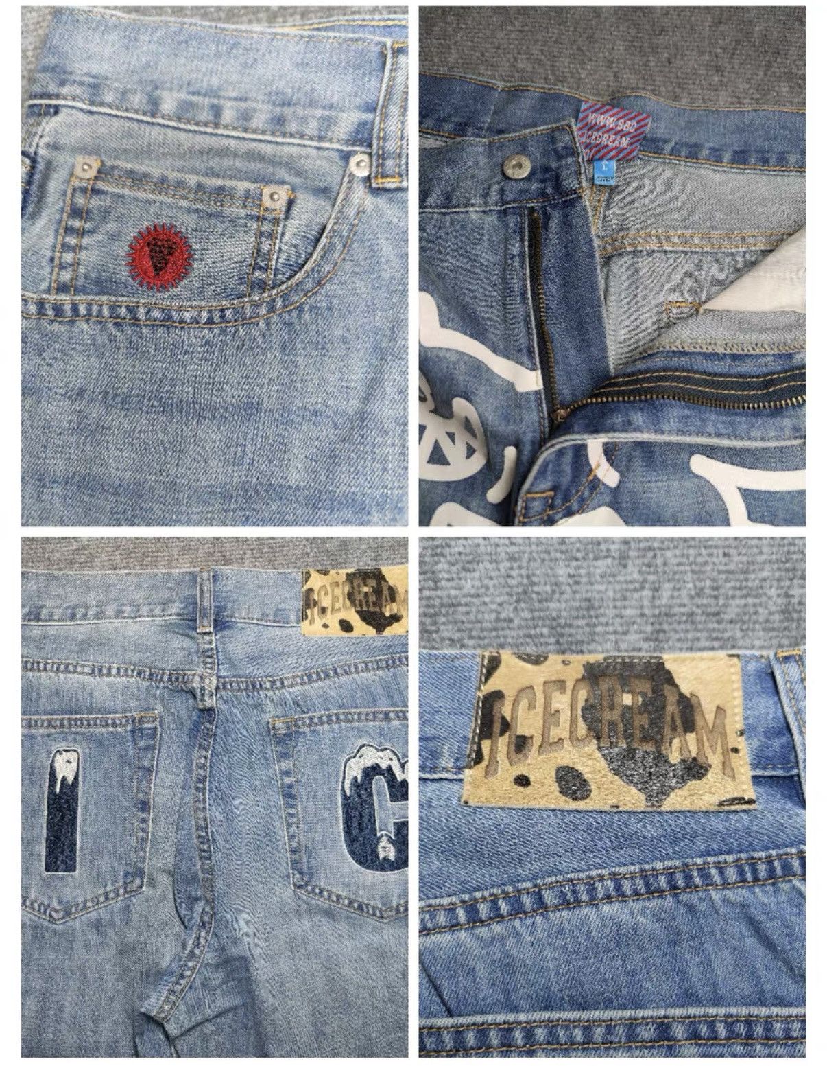 Billionaire Boys Club ICECREAM EU Line Jet Dog Jeans Billionaire Boys Club Size US 28 / EU 44 - 5 Thumbnail