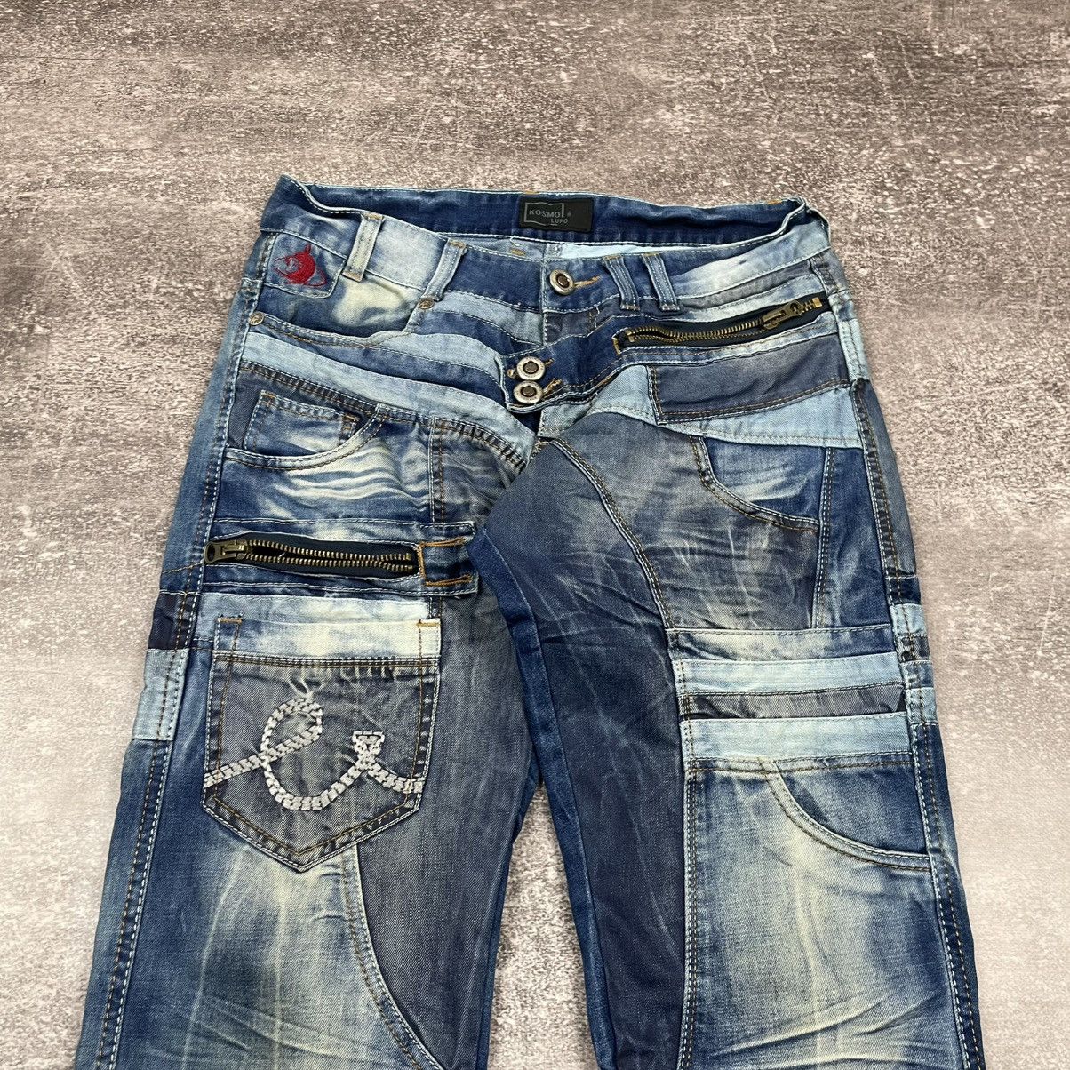 Other Kosmo Lupo Multi-Pocket Designer Jeans Size US 34 / EU 50 - 2 Thumbnail