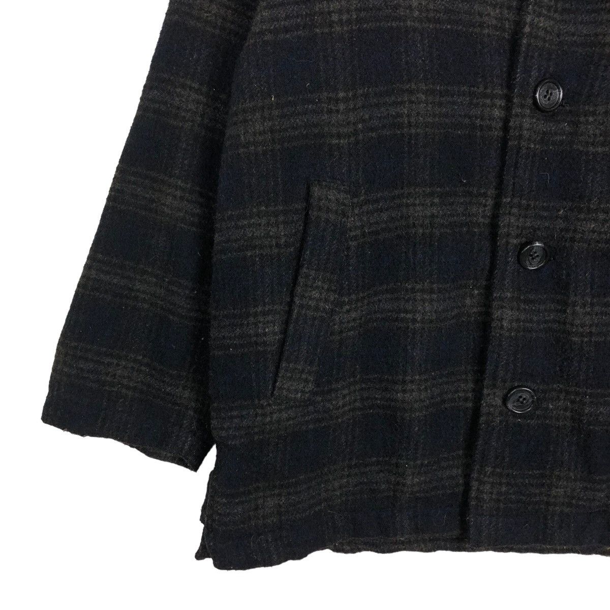 🔥Vintage Wool Jacket Riverson Double Collar Tartan Design