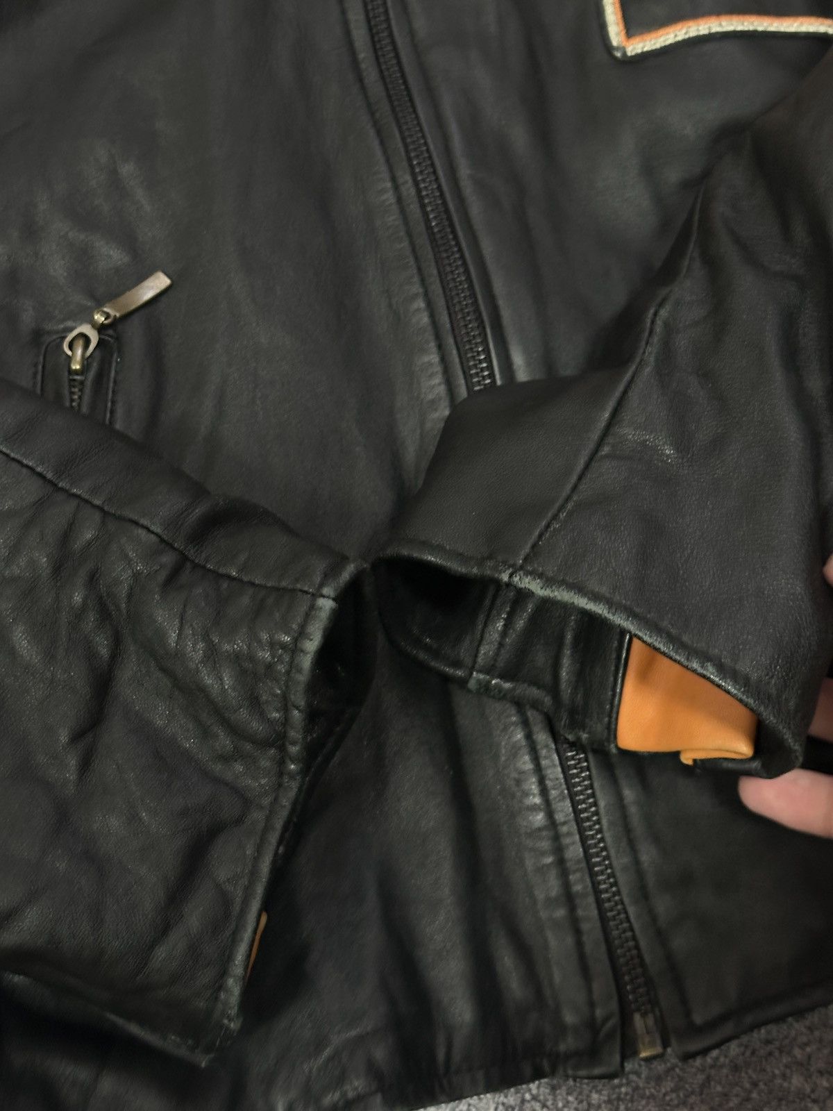 Harley Davidson Harley-Davidson Victory Lane Leather Riding Jacket Size S Size US S / EU 44-46 / 1 - 15 Thumbnail