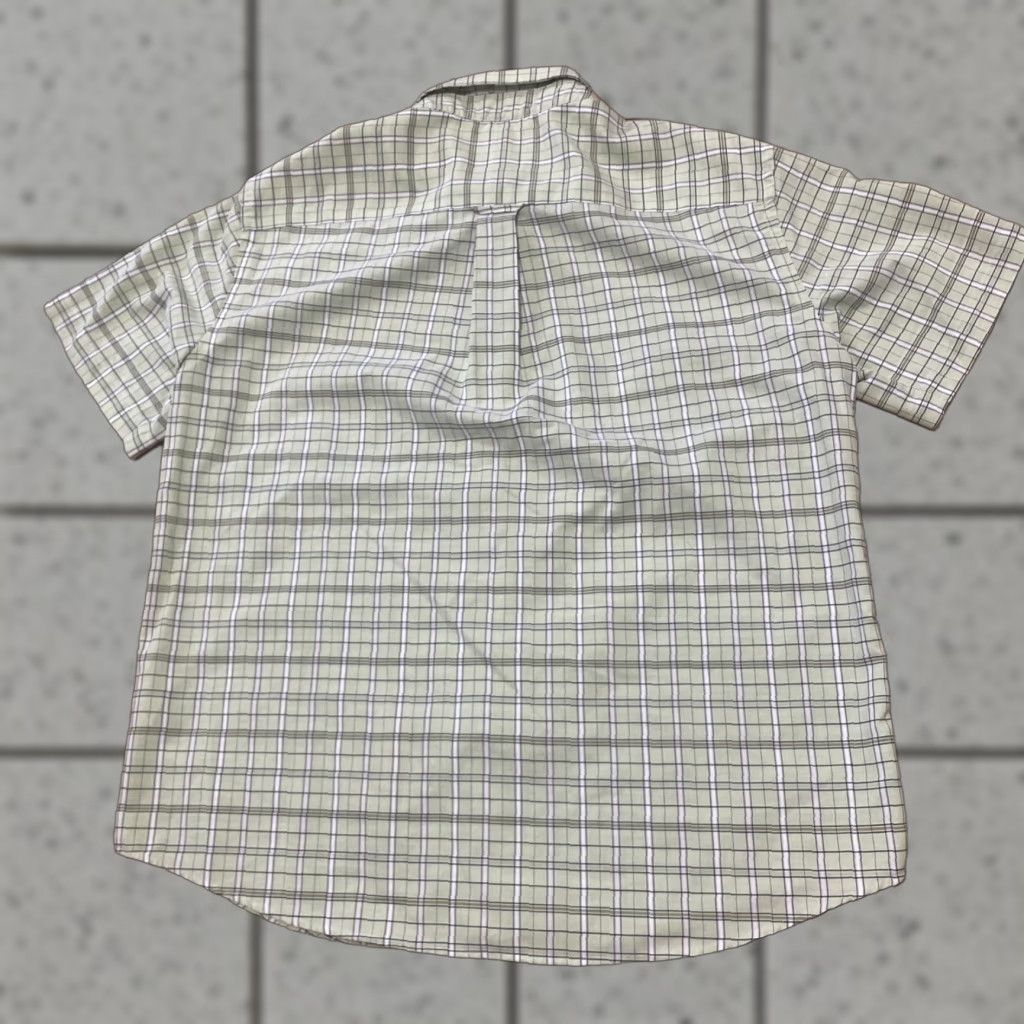 Vintage VINTAGE St. Johns Bay Button-Up Shirt Men XL Green Plaid Short Sleeve Y2K Streetwear Casual Wrinkle Free Iron Free Button-Down Size US XL / EU 56 / 4 - 1 Thumbnail