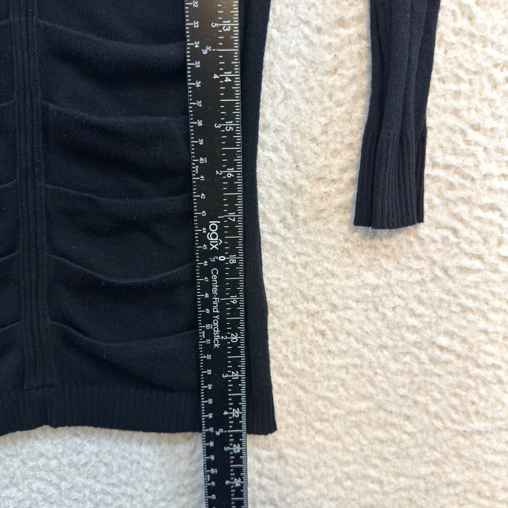 Vintage VINTAGE Y2K Shirt XS Womens Black Ruched Boho Grunge Whimsigoth McBling Size XS / US 0-2 / IT 36-38 - 6 Thumbnail