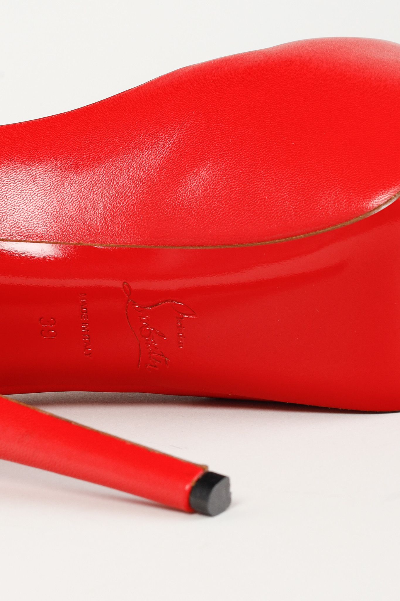 Christian Louboutin Christian Louboutin Daffodile 160 Kid-Leather Platform Pumps Size US 8.5 / IT 38.5 - 9 Thumbnail
