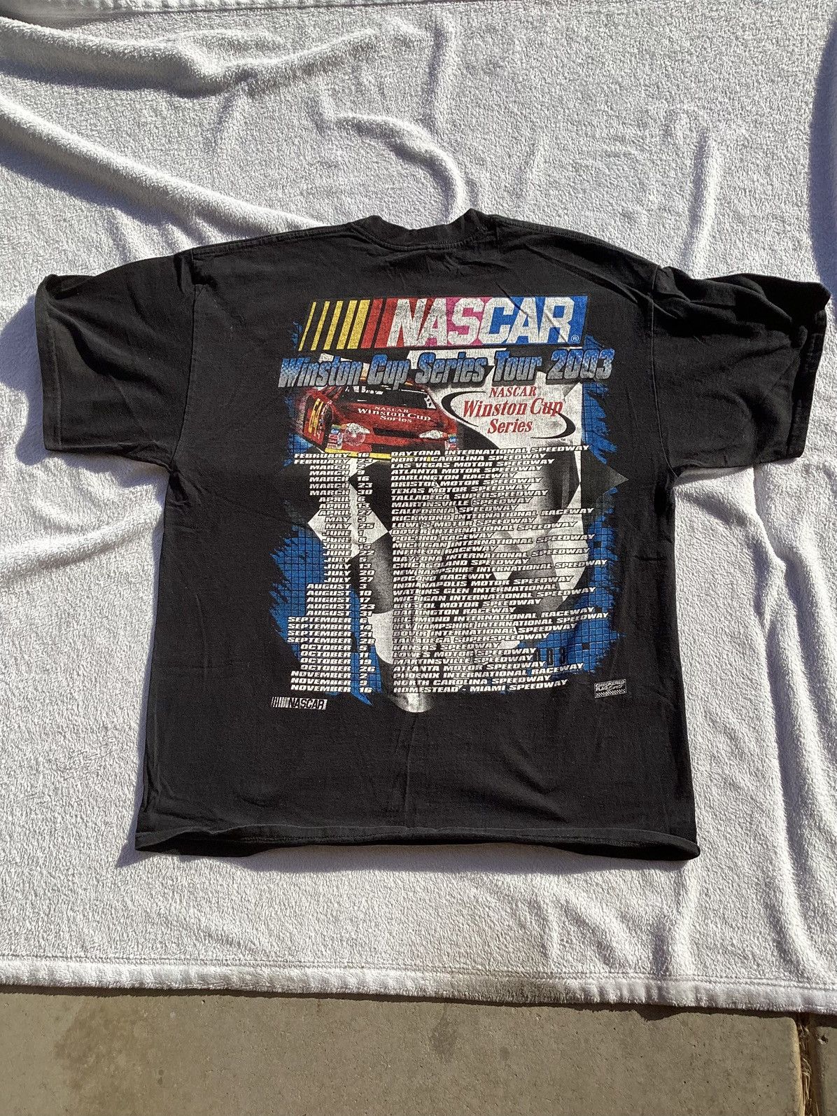 NASCAR Vintage 2003 NASCAR Winston cup series tour T-shirt Size US XL / EU 56 / 4 - 3 Thumbnail
