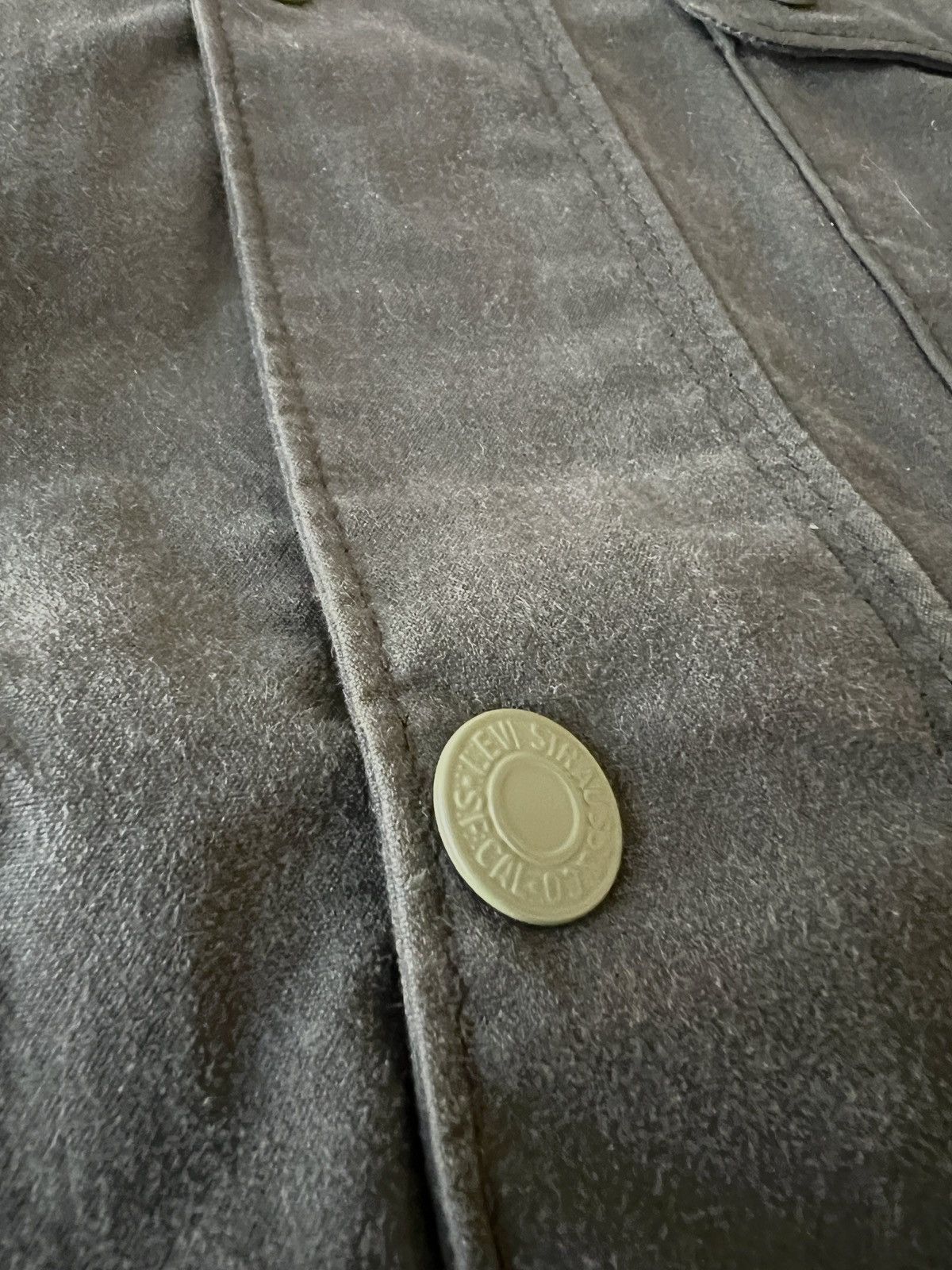 Levi's Levis x Halley Stevensons Wax Jacket Size US M / EU 48-50 / 2 - 5 Thumbnail