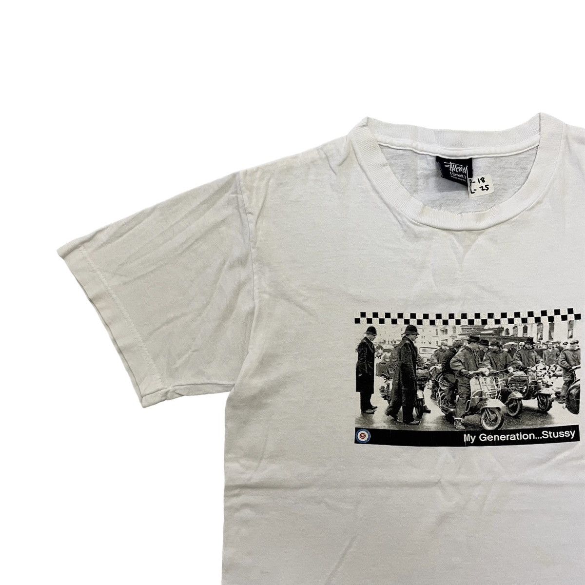 Stussy × Vintage Vintage 90s Stussy Mods “My Generation” Photoprint Uk Tour Size US S / EU 44-46 / 1 - 3 Thumbnail
