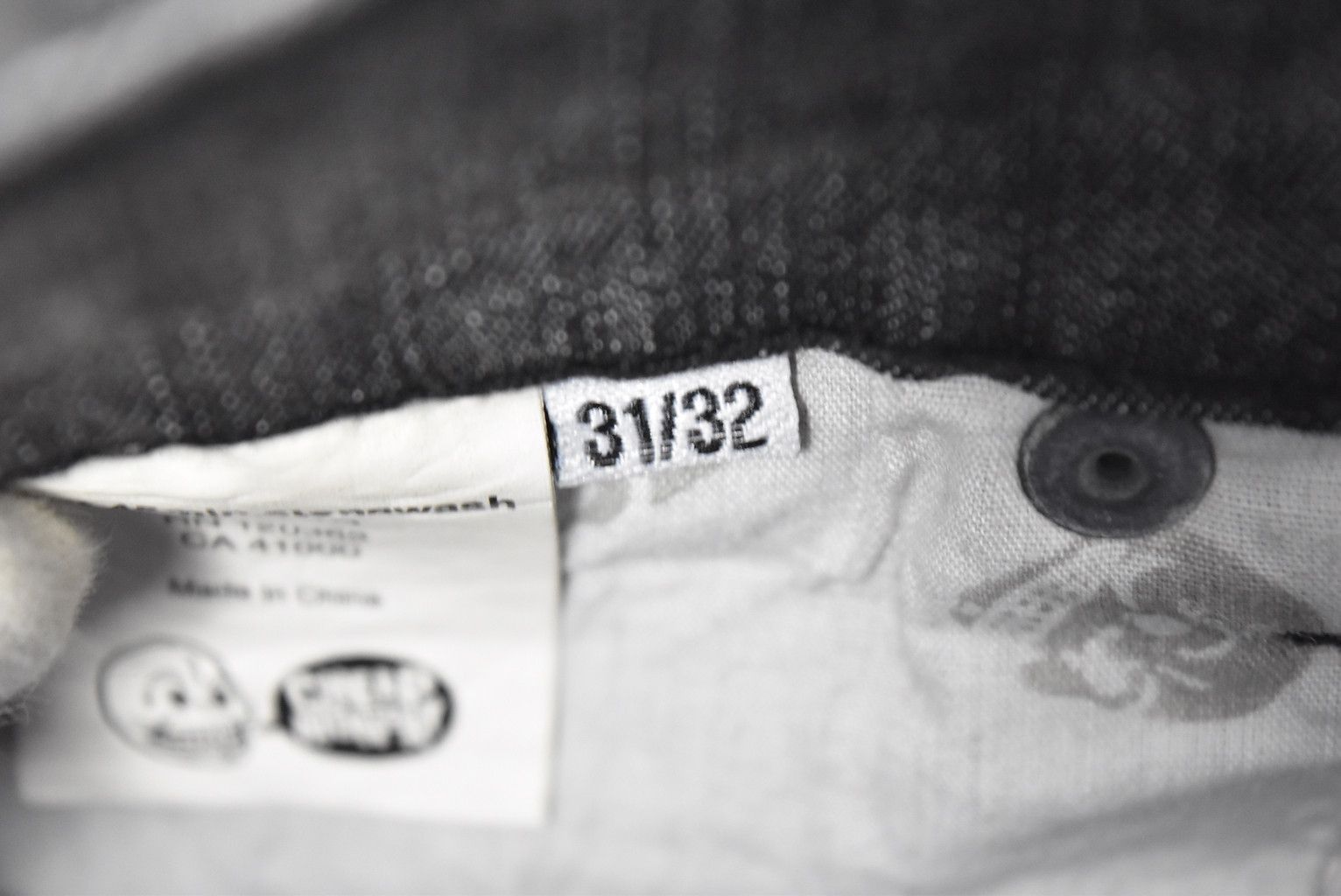 Japanese Brand black denim pants 23483 - 496 50 Size US 31 - 7 Thumbnail