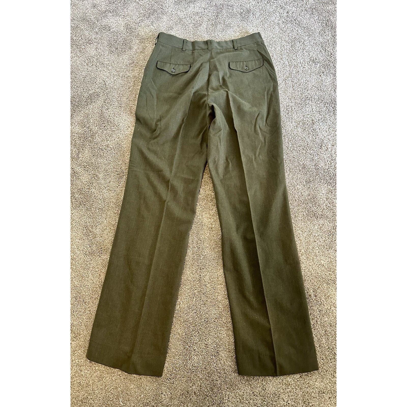 Vintage Vtg 90s USMC uniform Trouser Pants Mens 36L Wool Size US 36 / EU 52 - 8 Thumbnail