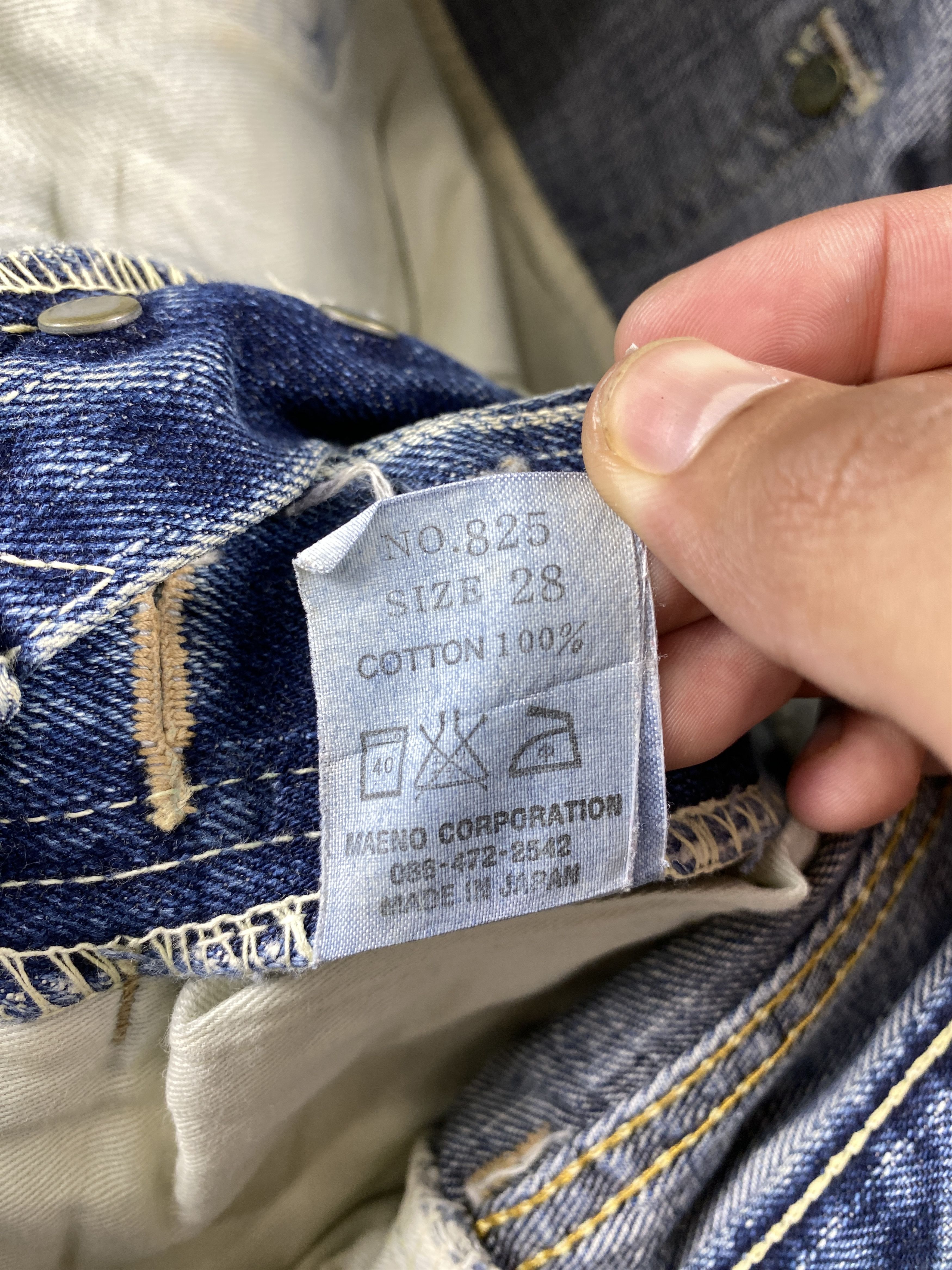Eternal 💢 Selvedge Vintage Eternal Faded Distressed Jeans CP0082 Size US 29 - 15 Thumbnail