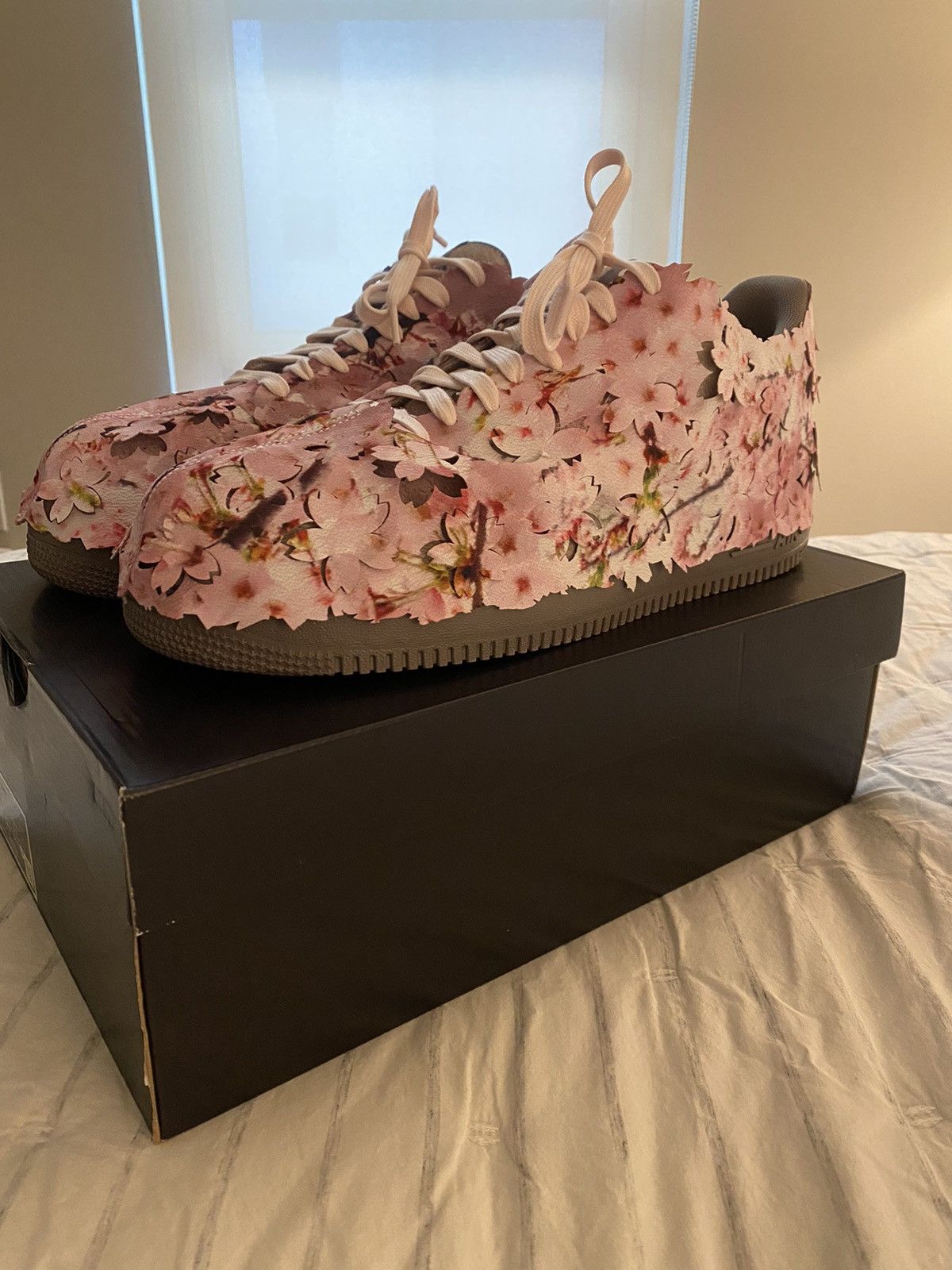 Nike Nike Air Force 1 ‘07 Premium Cherry Blossoms Sz13 Size US 13 / EU 46 - 1 Thumbnail