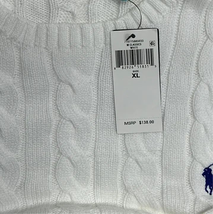 Polo Ralph Lauren Polo Ralph Lauren SS22 Cable Knit Pullover Sweater. Size US XL / EU 56 / 4 - 2 Thumbnail