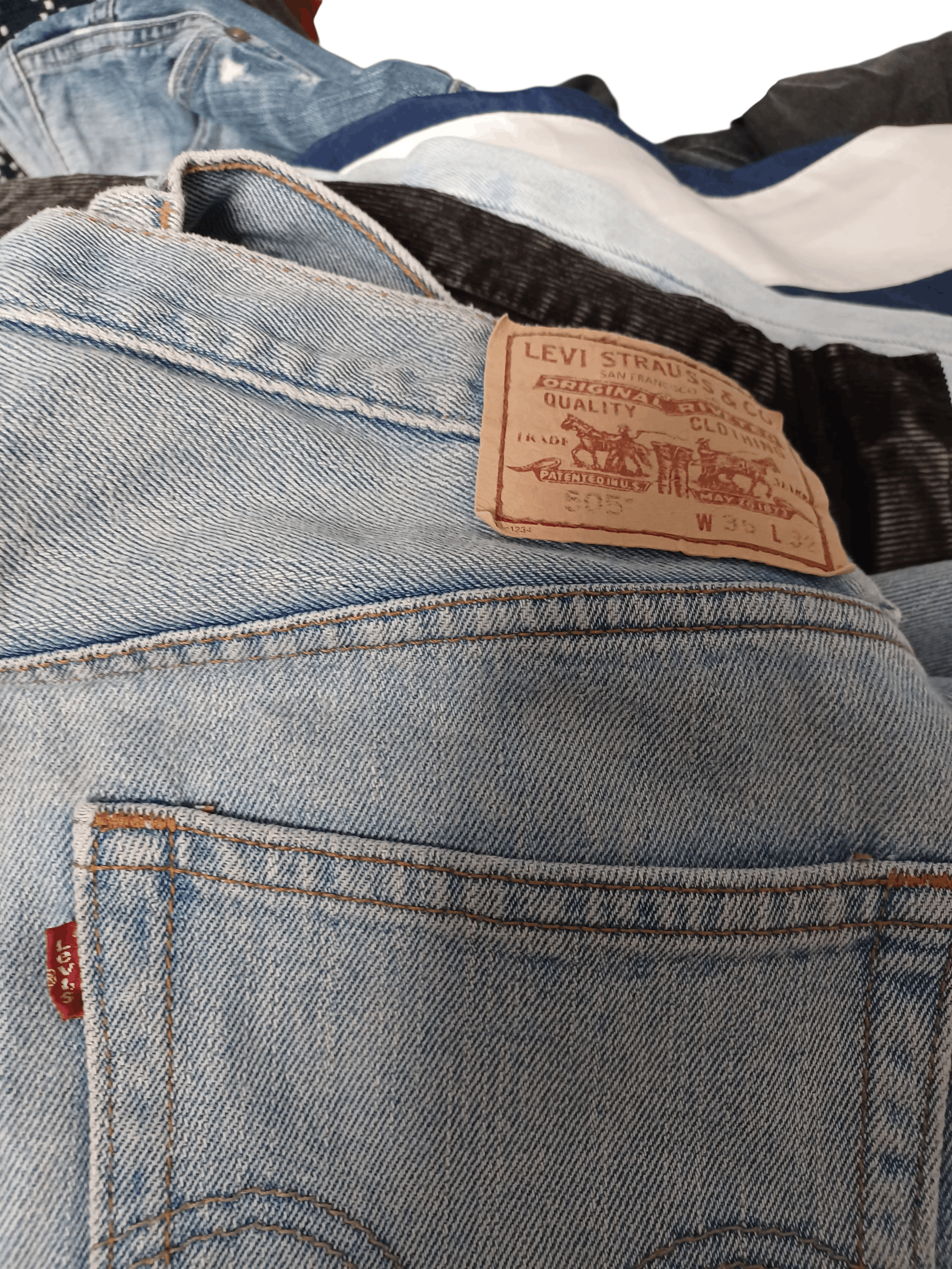 Levi's Vintage Clothing LEVIS 505 VINTAGE REGULAR FIT JEANS DENIM Size US 36 / EU 52 - 4 Thumbnail