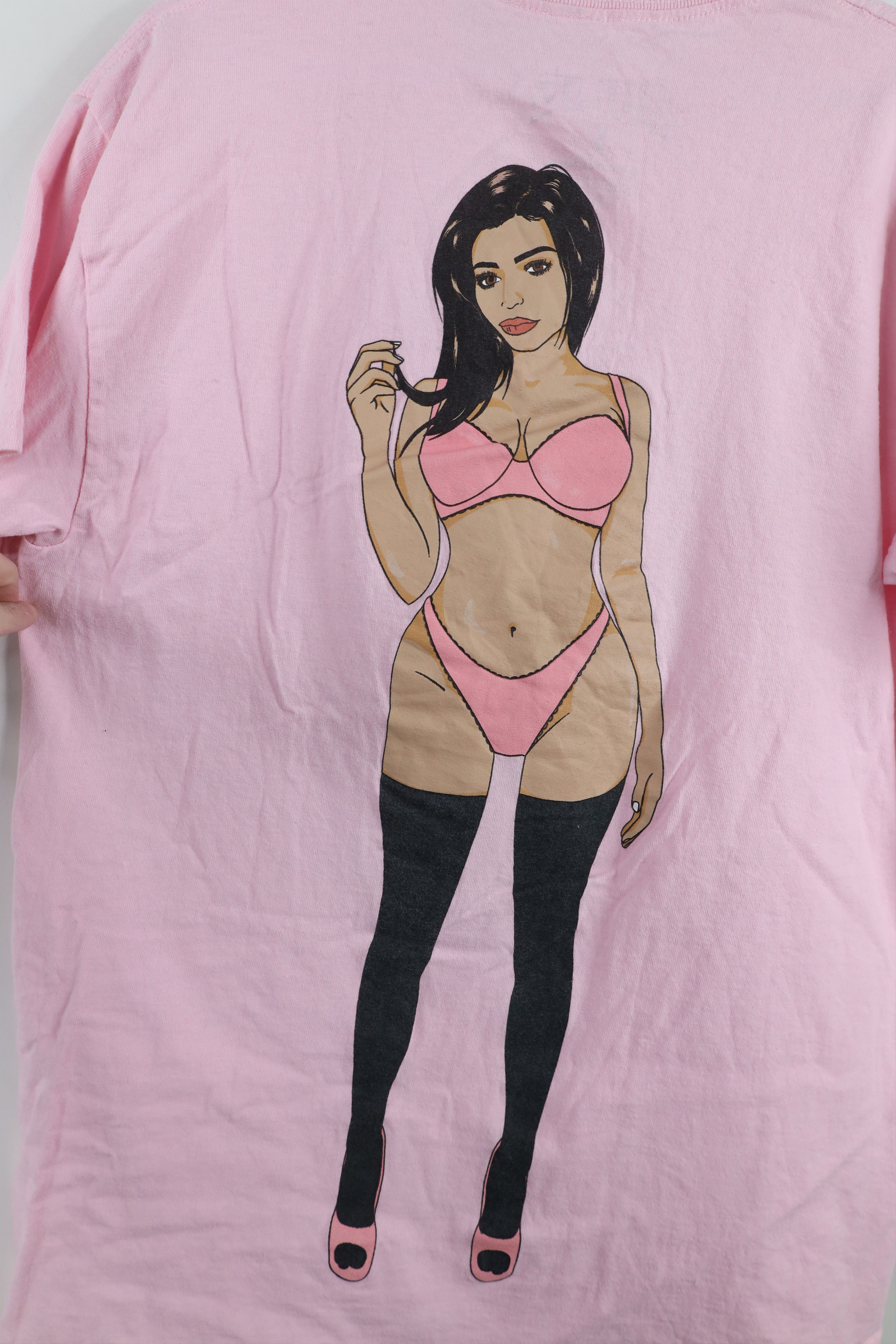 Vintage Streetwear Thick Kylie Jenner Naked Short Sleeve T-Shirt Size US S / EU 44-46 / 1 - 7 Thumbnail