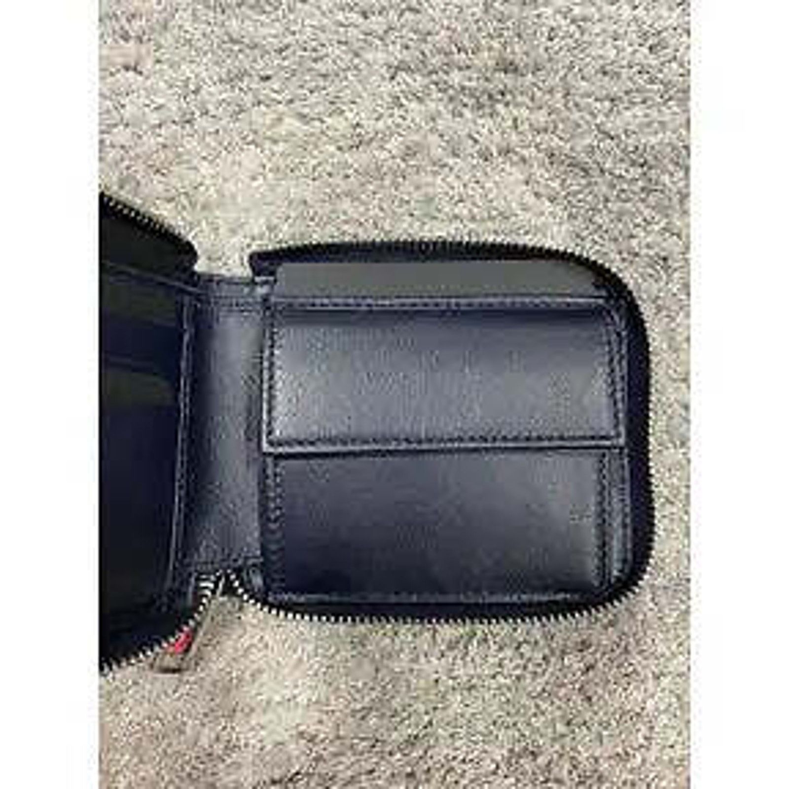 Dior Air Dior Jordaan White Logo Small Zip Around Compact Wallet Size ONE SIZE - 7 Thumbnail