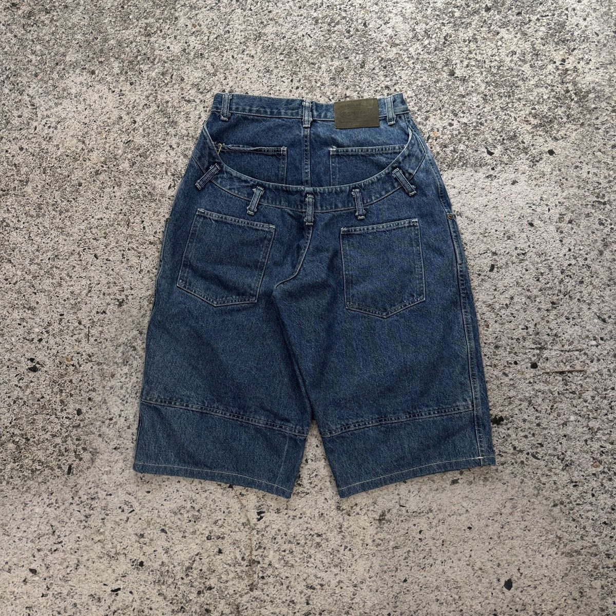 JNCO 90s Sagwear Baggy Wide Leg Denim Skater Shorts Jorts Rare Size US 28 / EU 44 - 1 Thumbnail