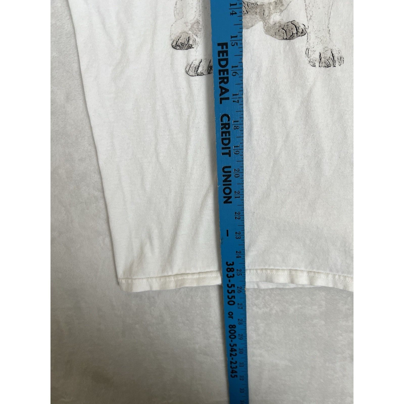 Hanes Vintage SPCA Dog T-Shirt Size Large Jack Russell Terrier Size US L / EU 52-54 / 3 - 6 Thumbnail
