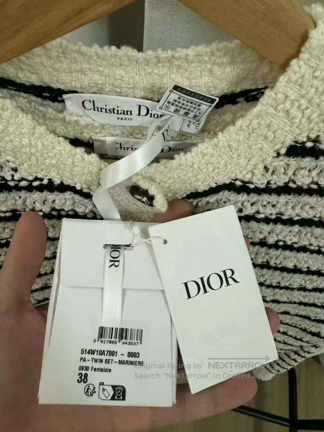 Dior dior ss25 cruise striped knit outfit. Size XS / US 0-2 / IT 36-38 - 3 Thumbnail