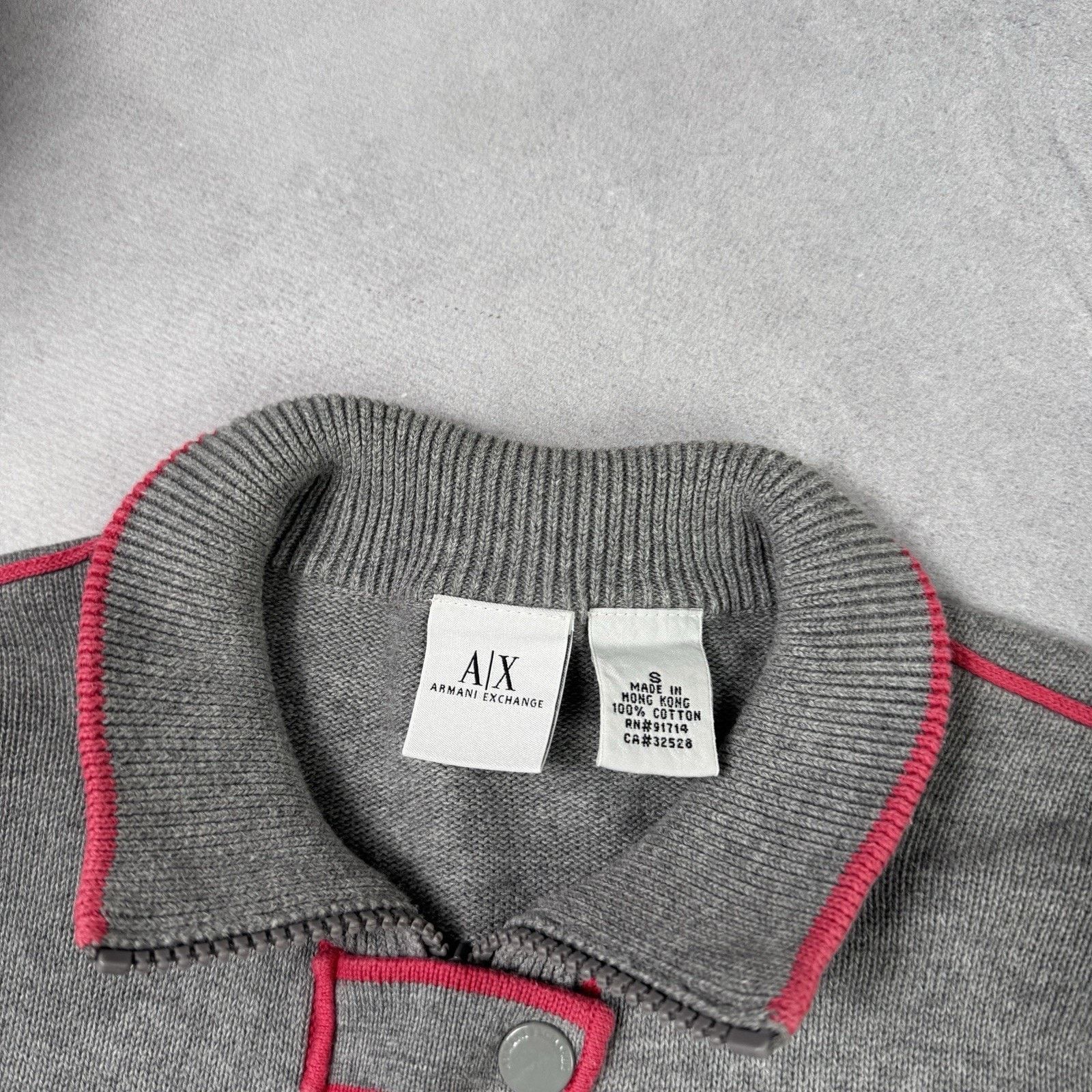 Armani Exchange AX Armani Exchange Women Grey Cardigan Size S Cotton Size S / US 4 / IT 40 - 9 Thumbnail