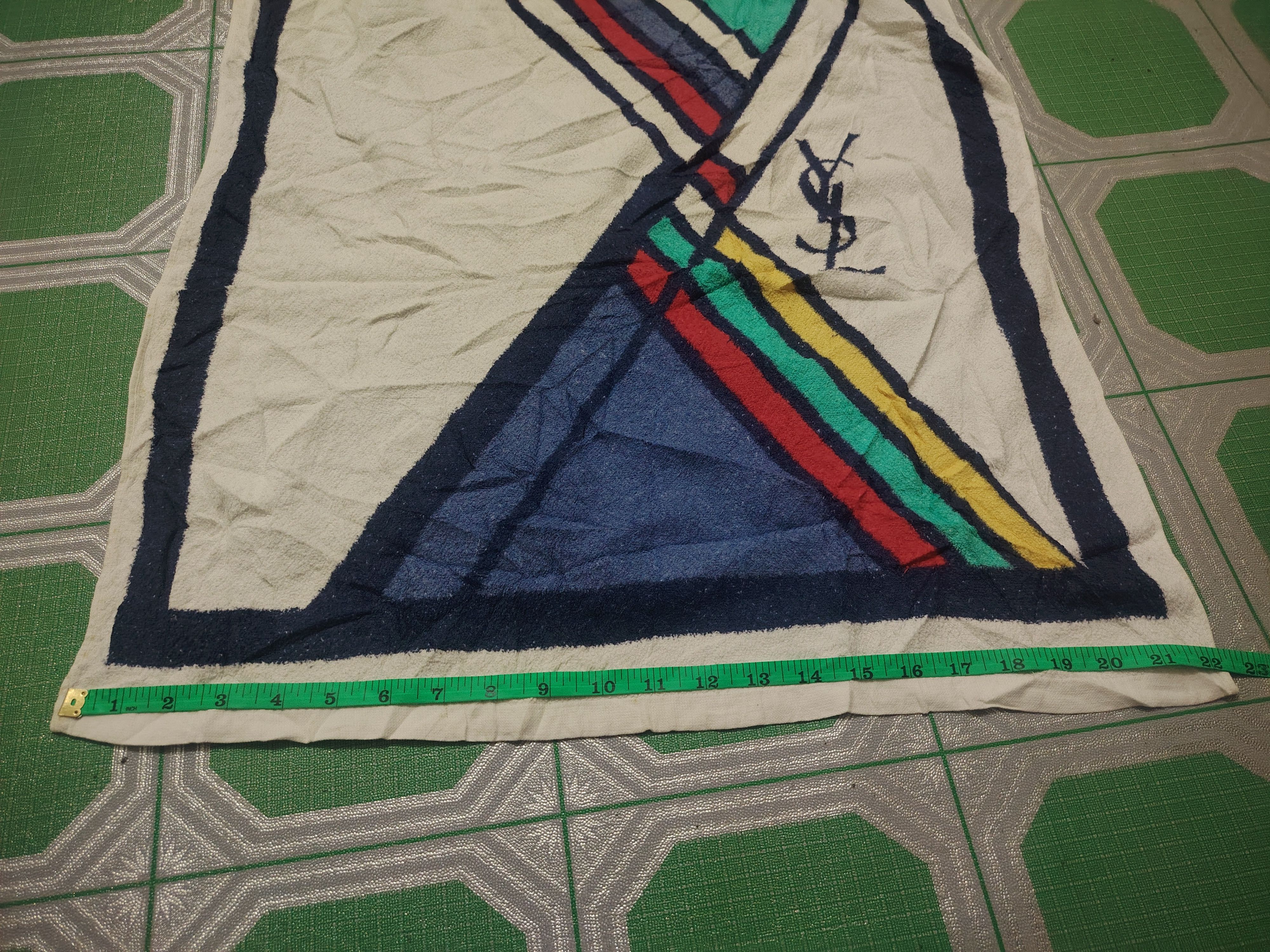 Yves Saint Laurent Vtg Japan YSL YvesSaintLaurent Towel Multicolour Size ONE SIZE - 14 Thumbnail