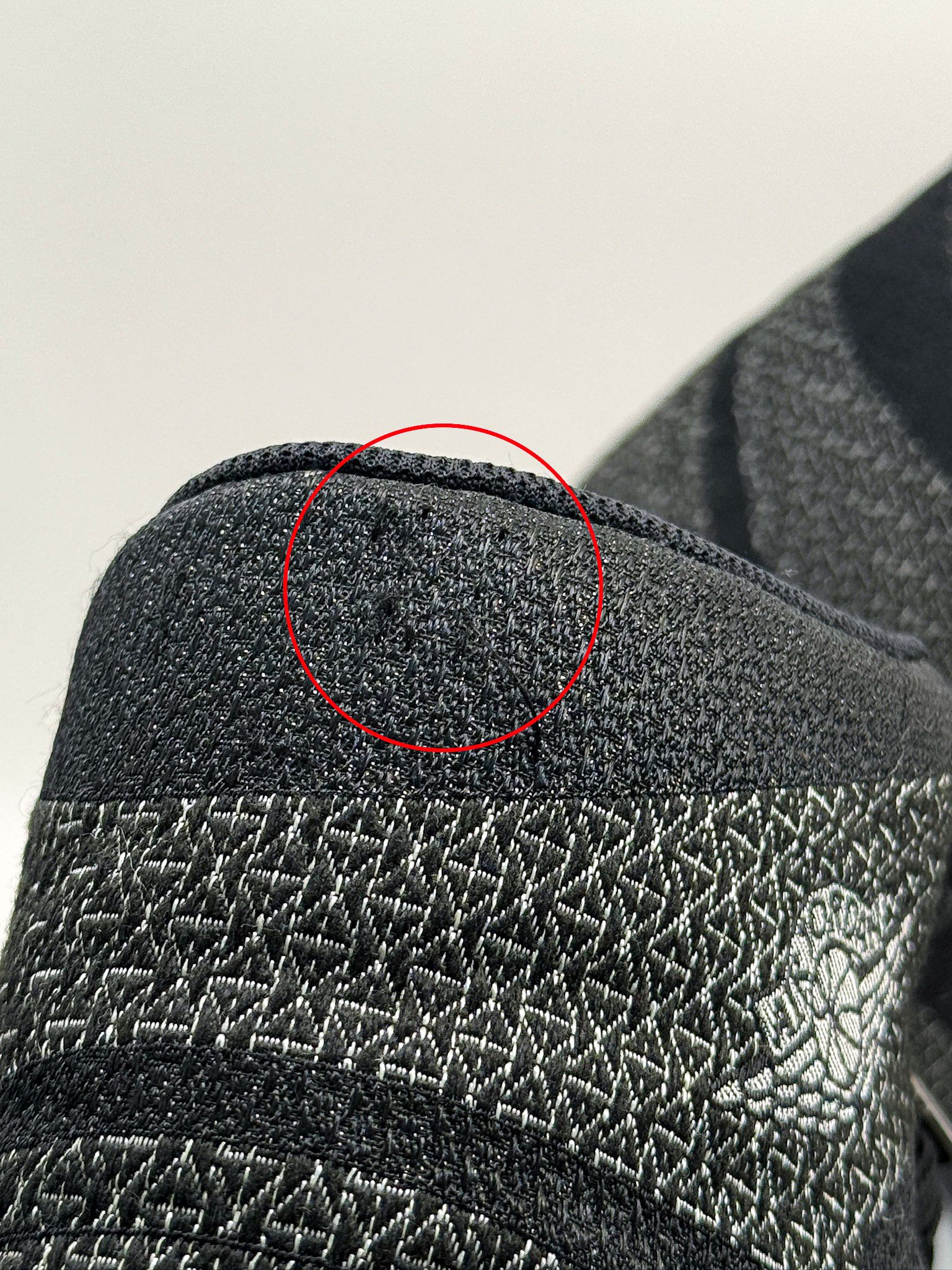 Nike Nike Air Jordan 1 High Knit Black Grey Sneakers Size US 13 / EU 46 - 20 Thumbnail
