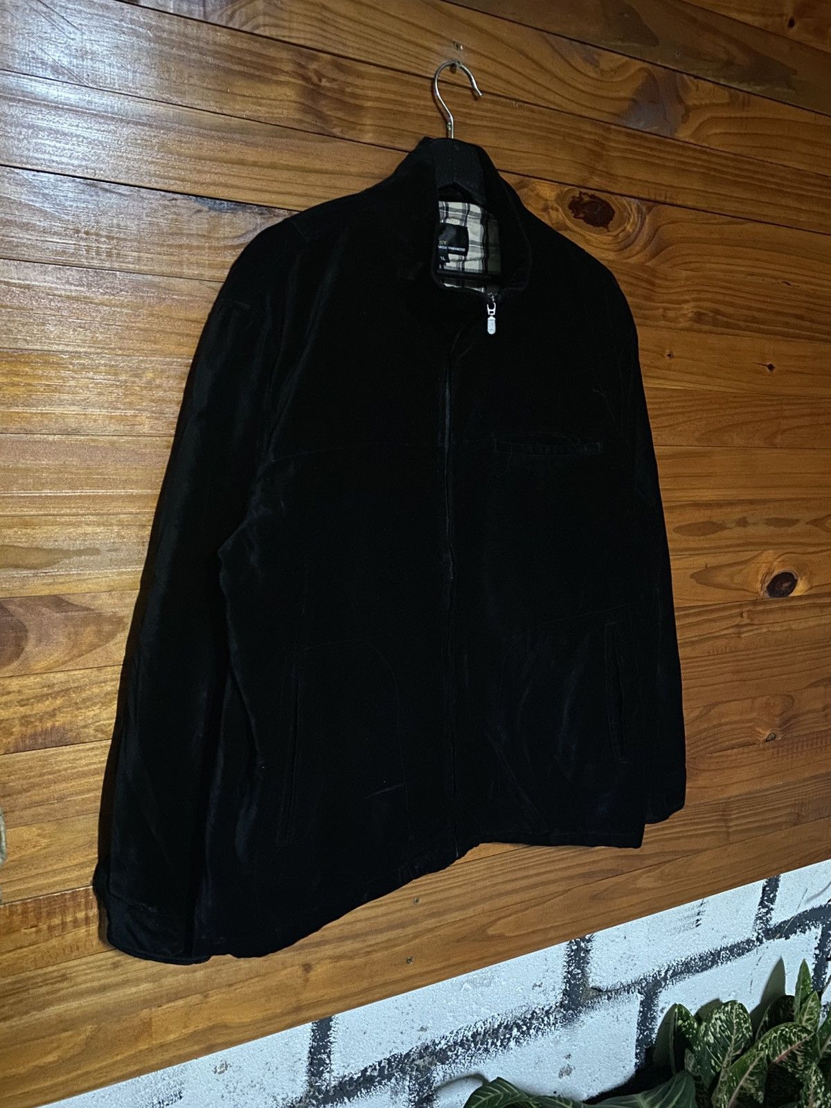 Kansai Yamamoto Vintage SISSY by Kansai Yamamoto Black Velvet Zip Jacket Size US L / EU 52-54 / 3 - 5 Thumbnail