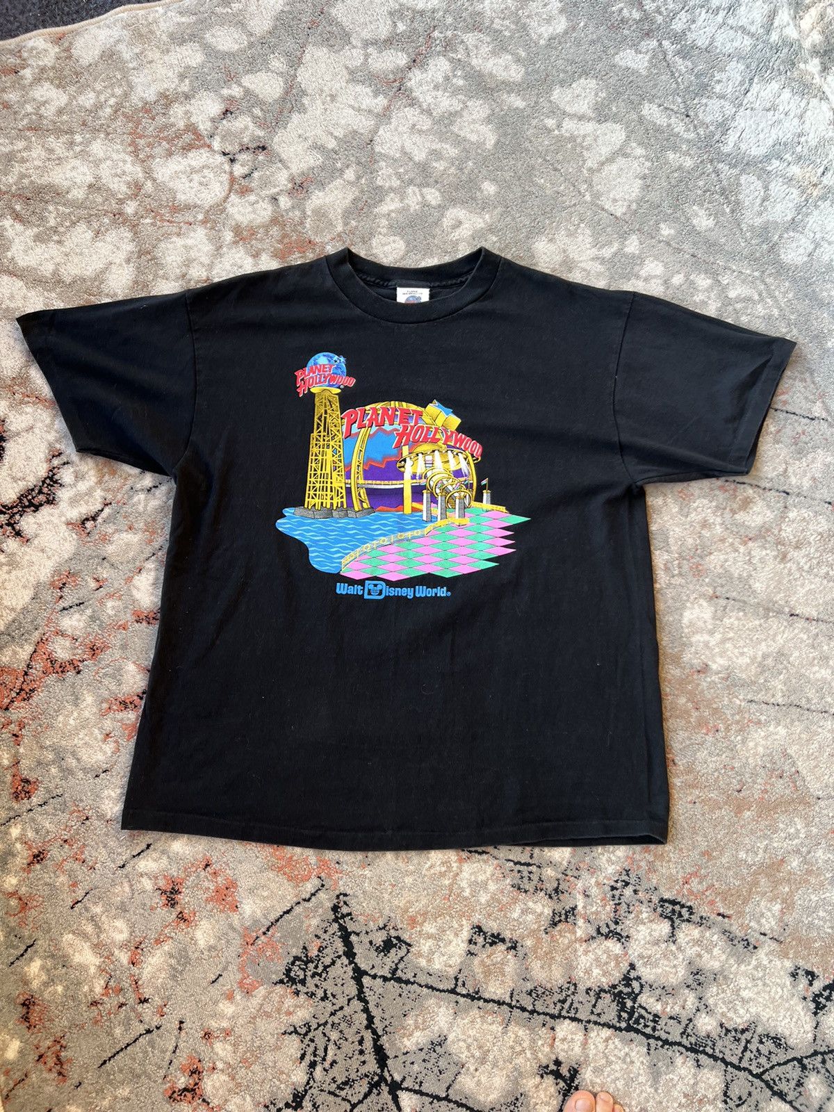 Planet Hollywood Rare Planet Hollywood Made In USA Tee Size US XL / EU 56 / 4 - 1 Thumbnail