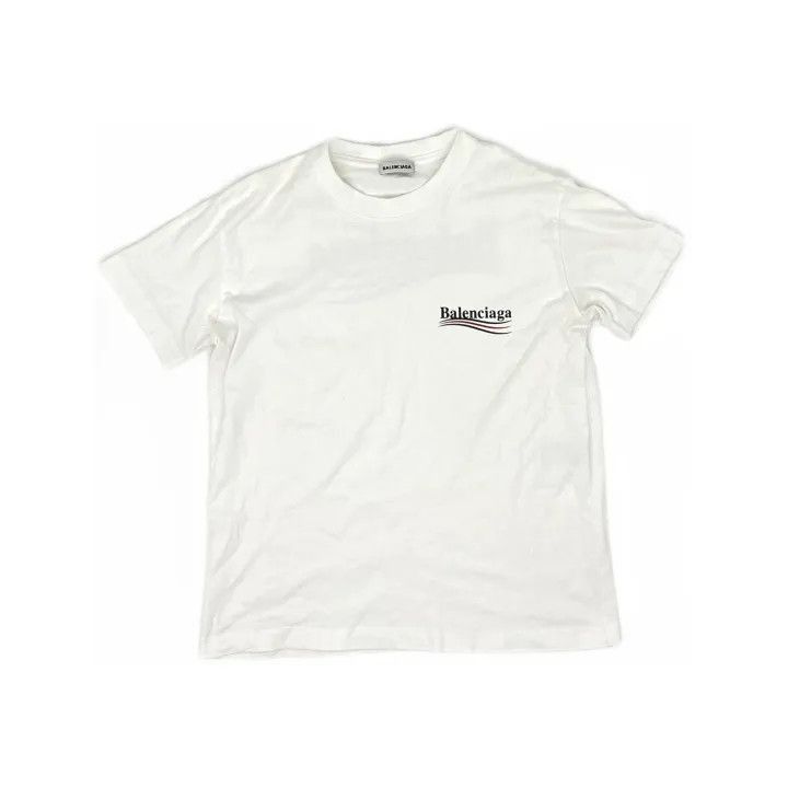 Balenciaga Balenciaga Wave Stripe Vintage Fitted T-Shirt 0079-2507 Size M / US 6-8 / IT 42-44 - 2 Thumbnail