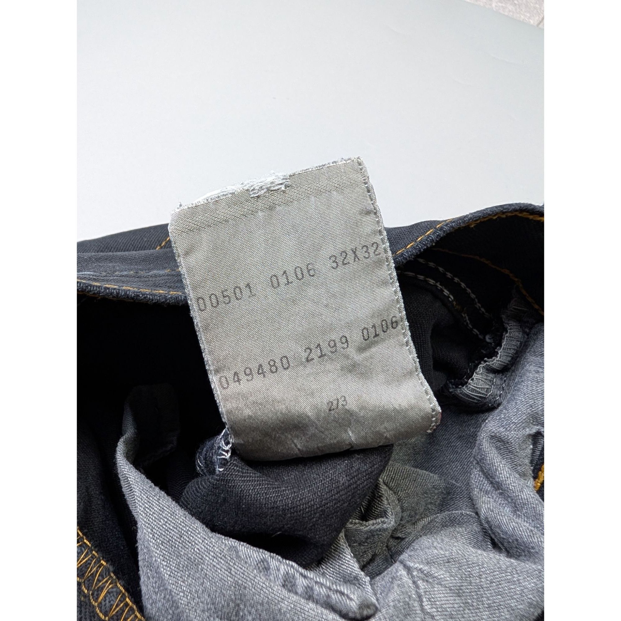 Levi's Levi's 501 Rework by Blackyoto Black Denim Jeans (Y1075) Size US 32 / EU 48 - 10 Thumbnail