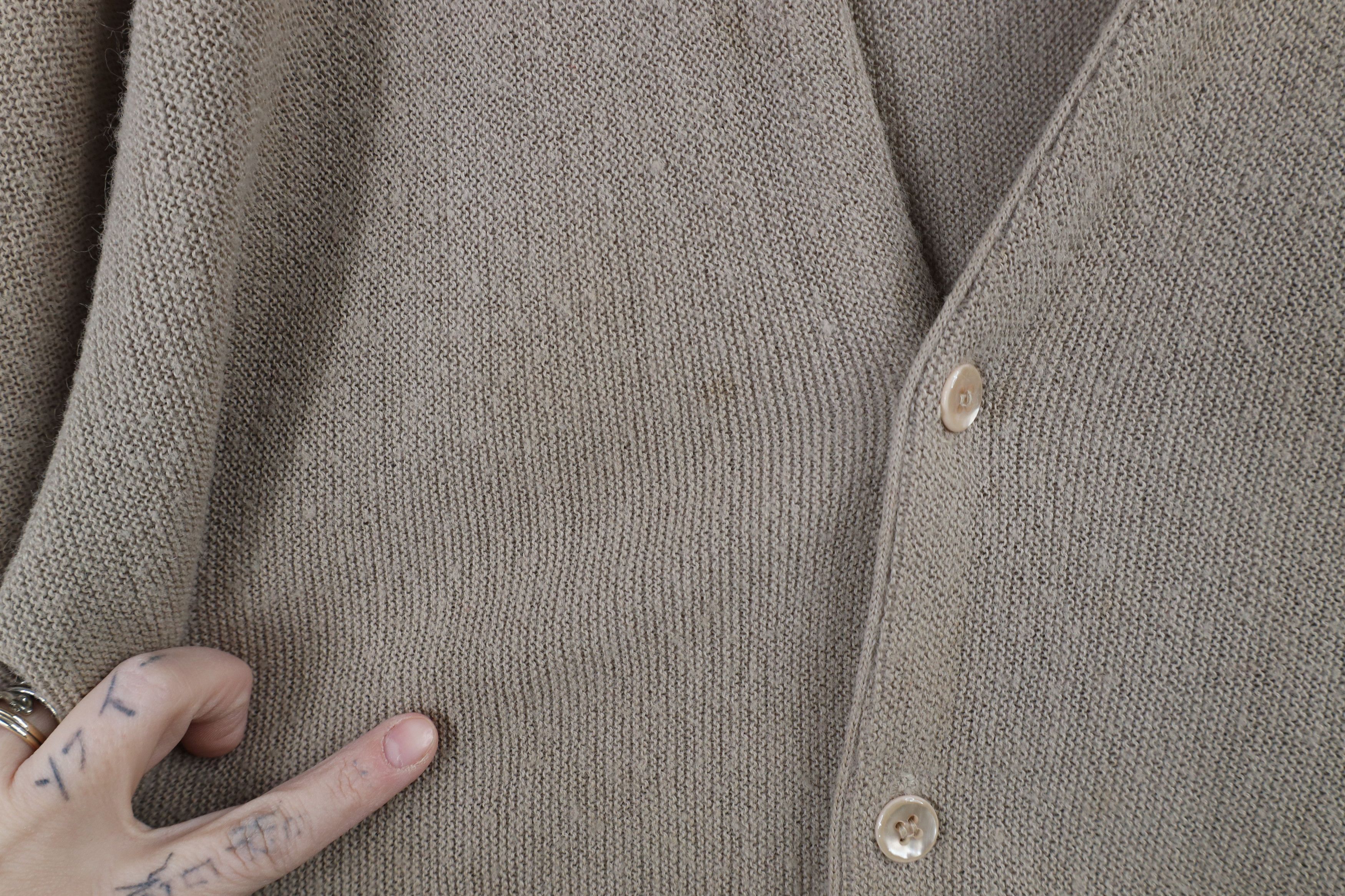 Vintage Vintage 70s 80s PGA Tour Golf Cardigan Sweater Beige USA Size US L / EU 52-54 / 3 - 9 Thumbnail