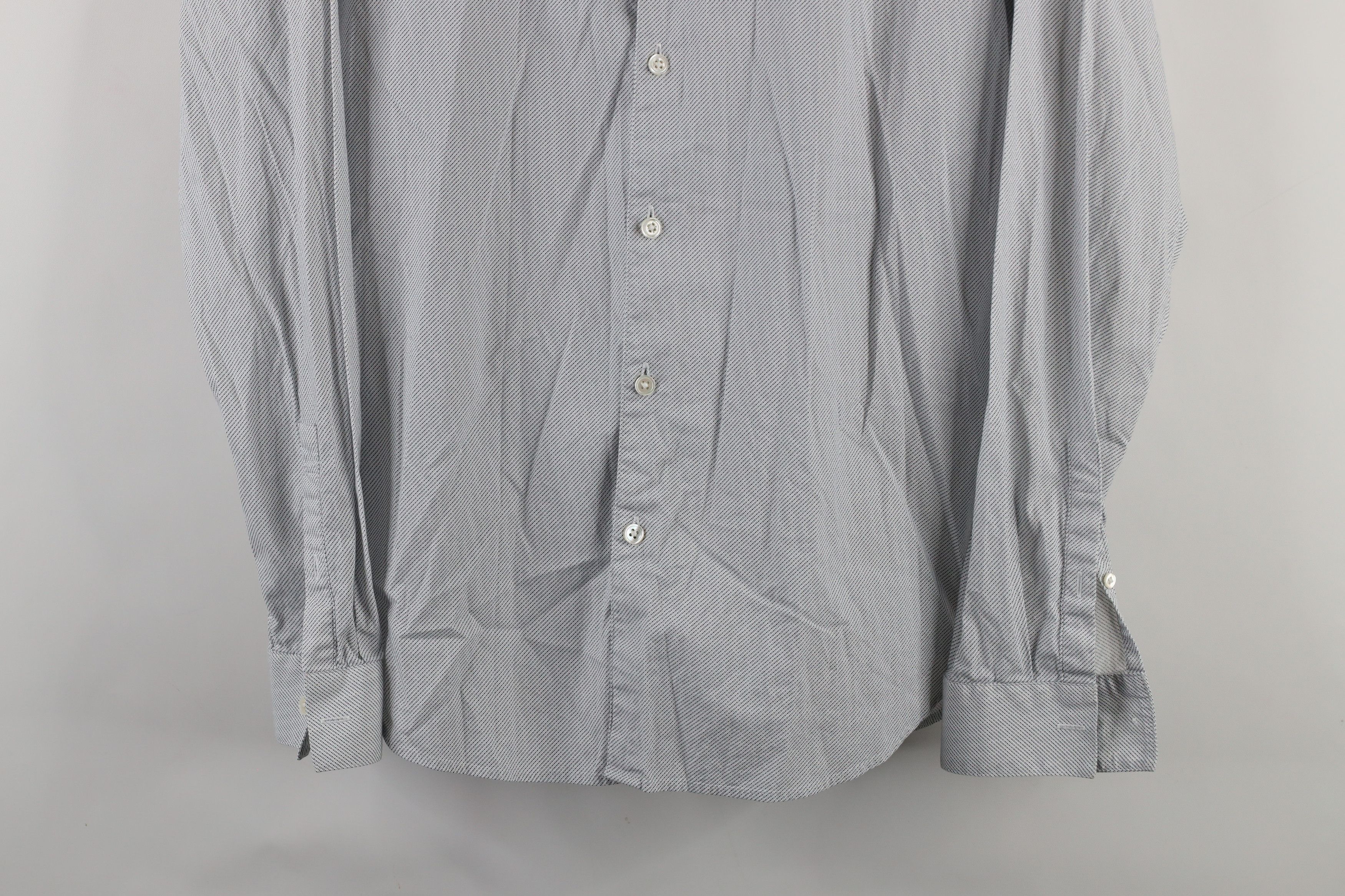Theory × Vintage Theory Zack Twill Print Long Sleeve Collared Button Shirt Size US M / EU 48-50 / 2 - 3 Thumbnail